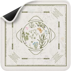 Mahjong Mat for Table - Durable Mahjong Table Cover with Unique Design, Premium Mahjong Accessories, Perfect Mahjong Gifts for Women, Game Mat for Mahjong and Board Game Enthusiasts Ethereal Garden