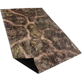 44'' x 60'' Battle Mat Gridded War-Gaming Mat for WH40K - Made of Synthetic Leather, 1.1mm Thickness (Doomsday Barrens)