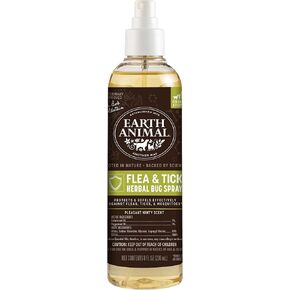 Earth Animal Apothecary Natural Flea & Tick Herbal Bug Spray for Dogs & People, 8 oz. Bottle
