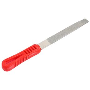 BESTYASH 1pc Flat File Tool for Professional Metal Polishing Design Comfortable - Grip for Grinding and Deburring for Versatile Use