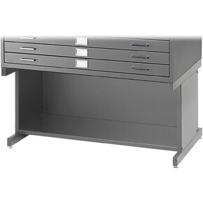 Timeless Trends File High Base for 4994, Steel, Gray, 29.5" L x 40.5" W x 20" H. - Rolling Metal Drawers for Office Storage, Ideal for Craft and Tool Storage