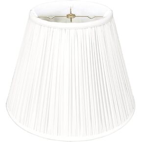 Royal Designs Deep Empire Gather Plate Lamp Basic Shade ، Beige ، 9 × 16 × 12.25 in Kuwait