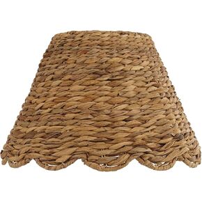 7 "TOP X 15" أسفل x 9 1/2 "High x 9 1/2" مصباح مائل بديل Empire كبير الإمبراطورية البني المستديرة المزرعة الريفية المزروعة الساحلية الساحلية العشب العشب السفلي السفلية القيف
