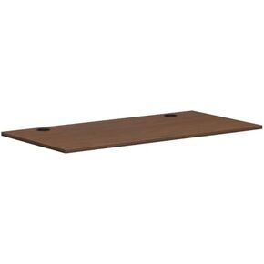 HON mod worksurface, Rectangular, 60w x 30d, Sepia Walnut