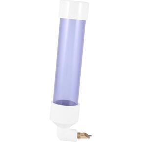 Large Parrot Water Bottle Leakproof Automatic Drinking Fountain for Parakeets Canaries and Finches Easy to Cages Blue