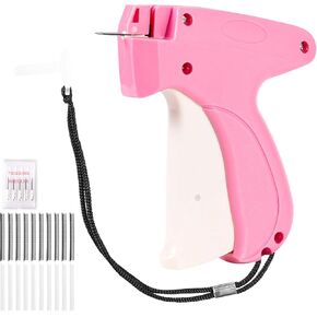 Stitch Gun for Clothes Mini Tagging Gun for Clothing Includes 6 Needle,5000 Pcs Micro Fasteners (Red)