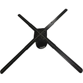 Hologram Fan The New 65 Cm 896 Lamp Beads Naked Eye 3D Holographic Advertising Machine, Rotating Suspended Aerial Imaging, Intelligent Dazzling Screen High-Resolution 3d Hologram(EU)