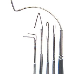 5-Piece Rigging Tool Set Miniature Fingers for Ship Modelers