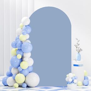 Arch Spandex Cover Sage Green 7.2FT Arch Cover Backdrop Fabric for Round Top Garland Arched Frame Wedding Backdrop Covers Chiara Arched Covers Stretchy Backdrops for Balloon Party Stand Decoration in Kuwait