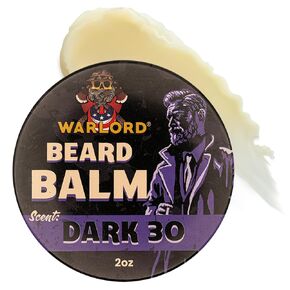 WARLORD Beard Balm for Men – Scented Premium Beard and Scruff Cream & Beard Balm Butter for Facial Hair Hydration, Shaping, Styling, & Itch Relief – Southern Tobacco