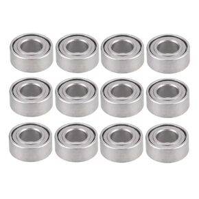 for WPL for C14 C24 C34 C44 for MN for MN99S D90 MN90 12PCS Steel Bearing 3X6X2mm RC Car Spare Parts Upgrade Accessories RC Upgrade Parts