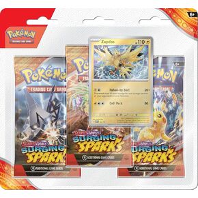 Pokémon TCG Scarlet & Violet 8 Surging Sparks Three Booster Blister
