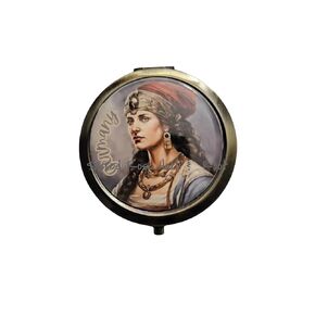 Germany Beauty Makeup Compact Mirror Purse Magnifying Travel Dual Mirror Gift
