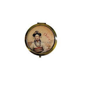 Chinese Woman Vanity Compact Mirror Purse Handbag Global Woman Keepsake Mirror