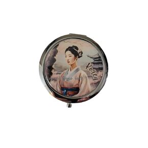 Korean Woman Vanity Compact Mirror Purse Handbag Global Woman Keepsake Mirror