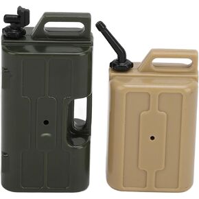 RC Simulation Decoration Fuel , Easy To Install RC Simulation Fuel Lightweight 1/10 Scale Decor for RC Truck (Red+Blue)