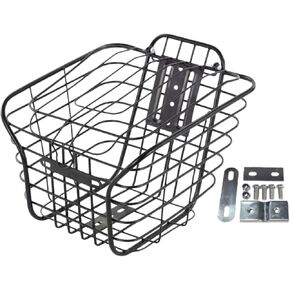 Bicycle Basket with Lid Versatile Front Bike Carrier Cargo Basket for Sports Travel Road Bike Outdoor