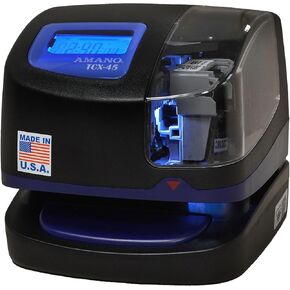 AMANO Reliable and Easy-to-Use Time Clock and Time Stamping Machine with Atomic Time Sync (TCX-45)