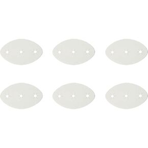 Generic Football Shaped Mum Backer Paper Disc Homecoming Mum Supplies (3 Pack) (3"" Football Mum)