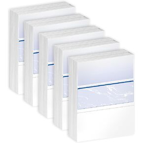 DocuGard Business Checks (Not Customized), Blue Marble Middle, 24 Pound Stock, 8.5 x 11 Inches, 2500 Sheets (04509C)