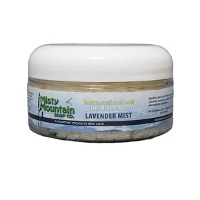 Salt Scrub 9 أوقية. - Lavender Mist - Misty Mountain Soap Co.