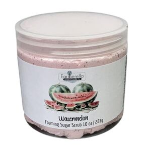 WATERMELON Exfoliating Foaming Sugar Body Scrub, 10 oz jar
