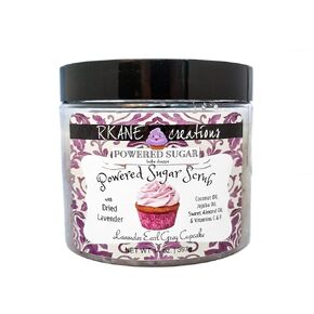 RKANE Creations Powered Sugar Scrub - Lavender Earl Grey Cupcake