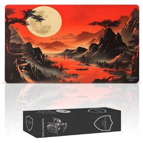 موجات Tohoku (خياطة) - MTG Playmat - متوافقة مع Magic the Gathering Playmat - Play MTG ، Yugioh ، Lotr ، TCG - Art Original Art & Associory
