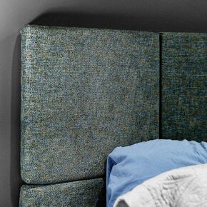 Handmade Upholstered Headboard Panels | Peel and Stick Wall Panels | DIY Headboard Panels for Twin, Full, Queen, & King | (Ocean) (8 Piece)