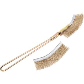 1Set Long Handle Bird Cage Brush Cleaning Tool for Cages Steel Design for Easy Maintenance and Extended Reach