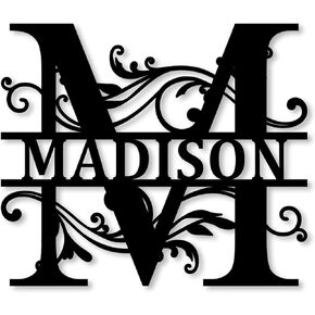 Personalized Wedding Gifts Infinity Sign - Personalized Infinity Heart Wall Decor - Engagement Gifts for Couples - Metal Signs Customized Wall Decor Love Sign Plaque for Women Mom Christmas Gifts