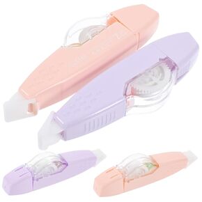 Angoily 4Pcs Compact Correction Tape Instant Tapes for School Office Easy to Use Safe for Journals Ergonomic Design Students and Friends