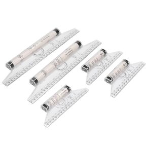 Transparent Plastic Roll Line with a Clear Scale to Draw, Measure of 5 Parts for Home Use, Artist Tools