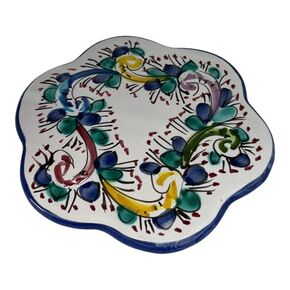 Ceramic Trivet - Trivet for Hot Dishes, Pottery from the AmalfiCoast, Decor with Swirls, Ceramic Cutting Board, Pottery from Italy, Made in Italy Pottery, Dishwasher and Microwave Safe