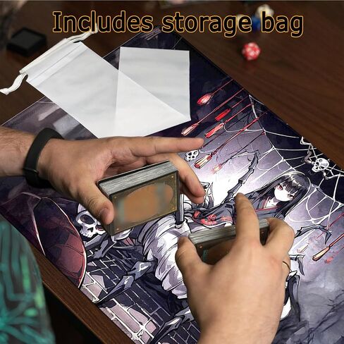 MTG MAT ، 24 "× 14" MTG Playmats حواف مخيط لبطاقة تداول MTG TCG سلس لسطح الفأر المطاط المضاد للانزلاق مع كيس التخزين سميكة 3 مم in Kuwait
