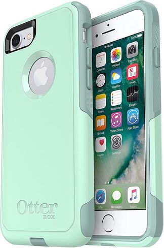 OtterBox iPhone SE الجيل الثالث والثاني، iPhone 8 & iPhone 7 (غير متوافق مع الطرز ذات الحجم الكبير) حافظة سلسلة Commuter - طريقة OCEAN WAY (AQUA SAIL/AQUIFER)، نحيفة وقوية، وصديقة للجيب، مع حماية للمنافذ in Saudi Arabia