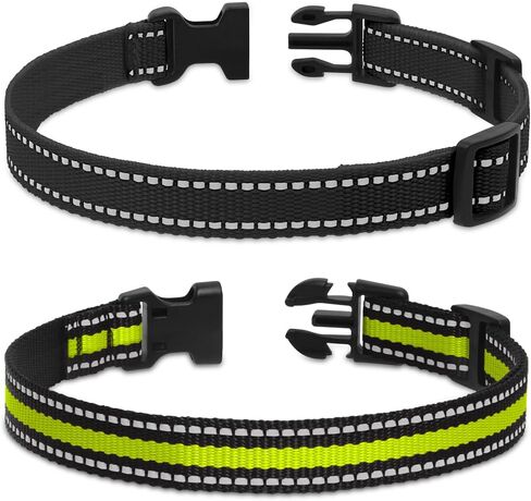 Modern Stylish Ecollar Replacement Strap, 3/4" Nylon Replacement Collar for Shock Collar with Quick Release Buckle, Adjustable Shock Collar Replacement Strap for Small Medium Large Dogs(Orange & Blue) in Saudi Arabia