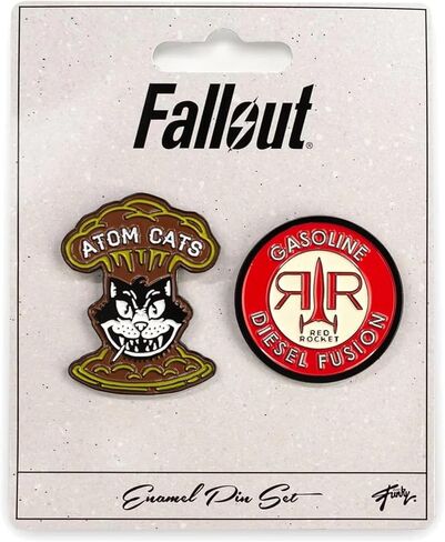 Fallout Basher Perk Enamel Pin in Kuwait