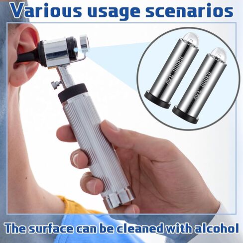 Funtery 4 قطع مصابيح هالوجين بديلة متوافقة مع Welch Allyn، مصباح 3.5 فولت 03100-U مصباح منظار الأذن in Kuwait