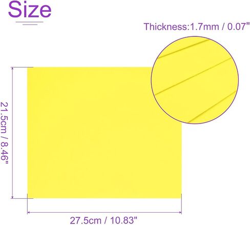 DMiotech 6 Pack 10.83 x 8.46 Inch 1.7mm Thick EVA Foam Sheets for Arts and Crafts Craft Foam Sheets Peach in Saudi Arabia