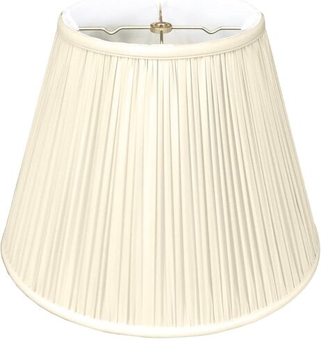 Royal Designs Deep Empire Gather Pleat Basic Lamp Shade, Beige, 9 x 16 x 12.25 in Kuwait