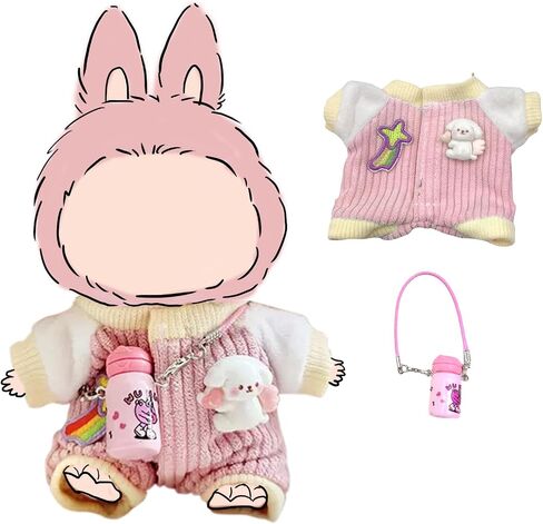 17cm Doll Clothes, Outfits Set for Dolls , Exquisite Accessories for Doll, Cute Clothes for Dolls Dress up Unique Style in Saudi Arabia