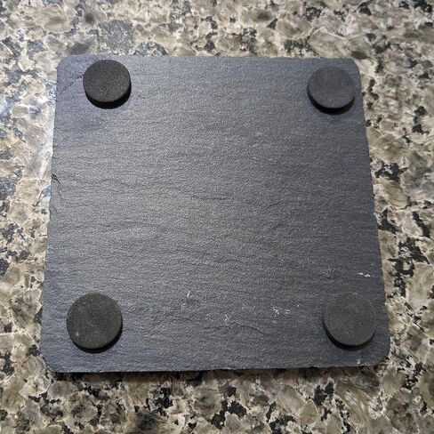 Ahoy, Matey! Skull & Crossbones Coasters: Spooky Fun for Pirates & Landlubbers - Square Slate - set of 4 in Kuwait