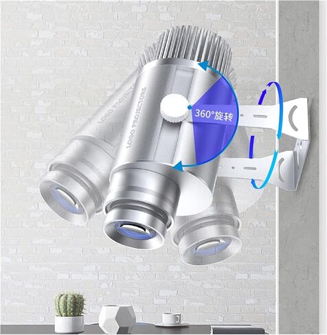 Hologram Fan Outdoor Logo Projection Lamp Signboard Door Head Lamp Shop Floor With Text Pattern Led Outdoor 3d Projection Advertising Lamp High-Resolution 3d Hologram(35 watt outdoor) in Saudi Arabia