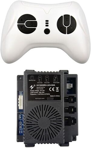 HY2005M-HL-24V Children's Electric car Bluetooth Remote Control Receiver, HY2005RX-24V/40AV Controller Motherboard (RC-1 Black) in Saudi Arabia