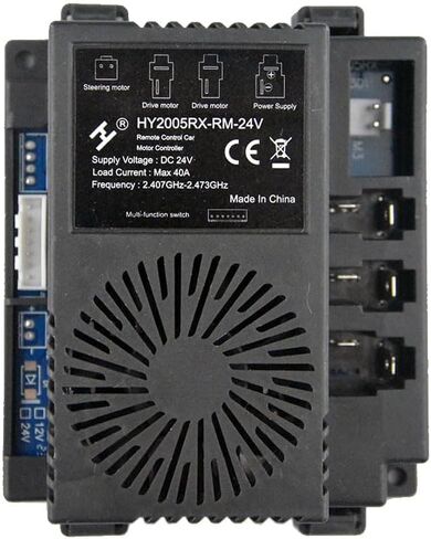 HY2005M-HL-24V Children's Electric car Bluetooth Remote Control Receiver, HY2005RX-24V/40AV Controller Motherboard (RC-1 Black) in Saudi Arabia