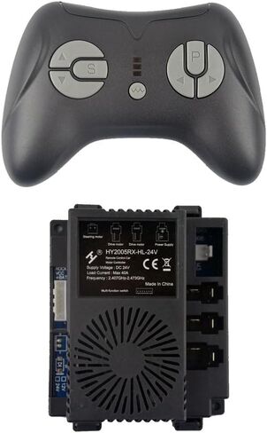 HY2005M-HL-24V Children's Electric car Bluetooth Remote Control Receiver, HY2005RX-24V/40AV Controller Motherboard (RC-1 Black) in Saudi Arabia