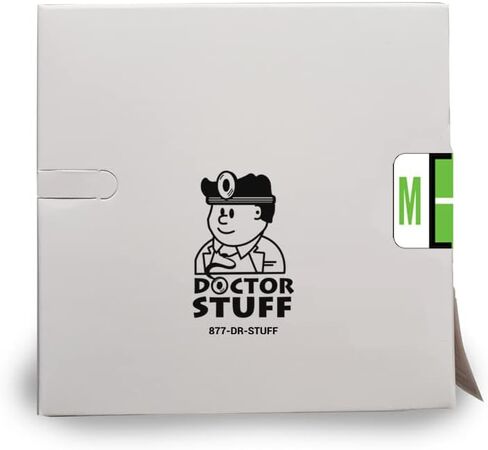 stuff doctor - ملصقات مجلد الملفات ، الحروف الأبجدية A ، متوافقة مع SMead BCCR/BCCS - سلسلة TPAM ، أحمر ، 1 "× 1-1/4" ، 500/لفة in Kuwait