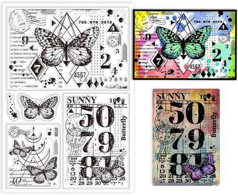 GLOBLELAND Vintage Transport Background Clear Stamps for DIY Scrapbooking Retro Transportation Grunge Silicone Clear Stamp Seals Transparent Stamps for Cards Making Journal Decor in Kuwait