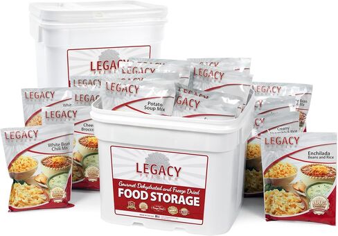 Long Term Gluten Free Food Storage Sample Pack: 16 Large Servings - 4 lbs Freeze Dried Meals - Emergency Prepper Supply with 25 Year Shelf Life in Saudi Arabia